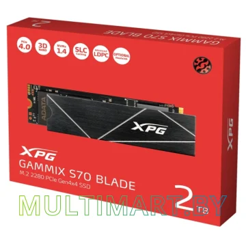 SSD диск A-Data XPG GAMMIX S70 Blade 2TB (AGAMMIXS70B-2T-CS) картинка 6